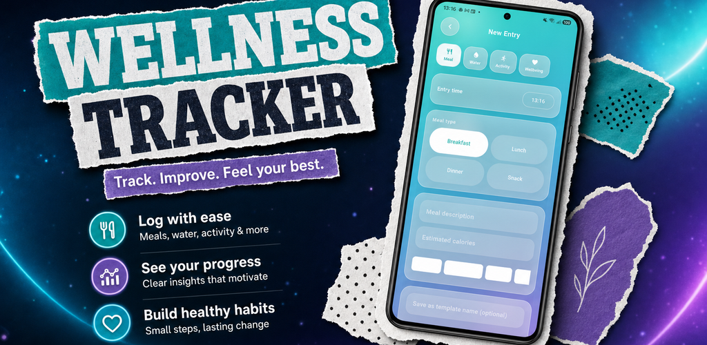 Wellness Tracker launch artwork